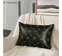Federa per cuscino in seta per capelli e pelle, motivo ragnatela verde, con stampa, dimensioni standard, 50 x 76 cm, comoda federa in raso morbido con cerniera, per donne e uomini