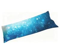 Federa per Cuscino Lungo 60 x 180 cm, Federe Cuscino Letto Sogno, Copricuscino Velluto Premium Blu, Morbido Antiscivolo, Copertura Protettiva Lavabile, Copertura Decorativa per Divano o Letto S3-313