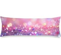 Federa per Cuscino Lungo viola, Lino, 45 x 135 cm, Il sogno, m-819 | Copricuscino Lungo con Cerniera Nascosta, Federa Cuscino Corpo per Divano Camera da Letto, Room Decor