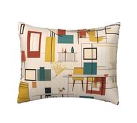 Federa per cuscino moderna di metà secolo, 40,6 x 50,8 cm, morbida e confortevole, per soggiorno, camera da letto, divano e decorazione per la casa