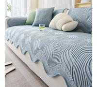 Federa per cuscino per divano a forma di L, antiscivolo, lavabile, traspirante, traspirante, elegante, per arredamento del soggiorno