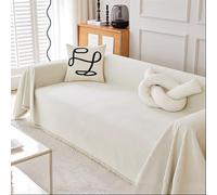 Federa per cuscino per divano, set di mobili per bambini, coperta per divano, asciugamano a doppia faccia in tinta unita, stile moderno antiscivolo minimalista, può essere utilizzato come letto,