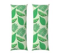 Federa per cuscino per il corpo - Cute Limes No.1046 super morbida federa per cuscino con cerniera, comoda federa per cuscino per il corpo 50 x 137 cm