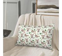 Federa per cuscino queen size standard - Soft Comfort 50,8 x 76,2 cm carino bradipo federa con cerniera, federe per cuscino da viaggio dimensioni standard