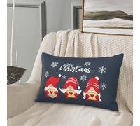 Federa per cuscino queen size standard - Soft Comfort 50,8 x 76,2 cm carino Natale k federa con cerniera, federe da viaggio dimensioni standard