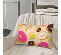 Federa per cuscino queen size standard - Soft Comfort 50,8 x 76,2 cm Donuts k federa per cuscino con cerniera, federe da viaggio dimensioni standard