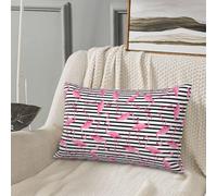 Federa per cuscino queen size standard - Soft Comfort 50,8 x 76,2 cm fenicotteri K federa con cerniera, federe da viaggio dimensioni standard