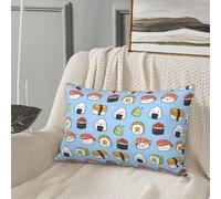 Federa per cuscino queen size standard - Soft Comfort 50,8 x 76,2 cm Kawaii Sushi K federa con cerniera, federe da viaggio dimensioni standard