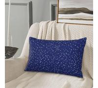 Federa per cuscino queen size standard - Soft Comfort 50,8 x 76,2 cm lucido stella blu navy federa con cerniera, federe per cuscino da viaggio dimensioni standard