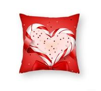 Federa per cuscino scandinava a forma di cuore per migliorare lo spazio abitativo, tessuto in poliestere con dettagli raffinati di cucitura(7)