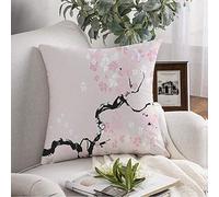Federa per cuscino speciale ciliegia prugna fiore tradizionale rosa giardino bellezza design stagione Cina trame fodera per cuscino stagionale cuscino quadrato per divano sedia biancheria da letto 1
