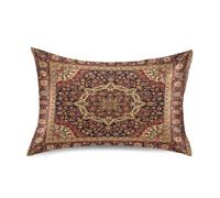 Federa per cuscino vintage con medaglione floreale europeo, quadrata, federa per cuscino decorativa pillo in cotone busta federa per cuscino 50,8 x 101,6 cm
