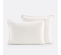 Federa per guanciale, cotone lavato, Neruda Bianco 63 x 63 cm