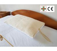 Federa per Guanciale in Lana Merinos e Cotone Soffice Fodera per Cuscino Letto