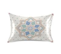 Federa protettiva per cuscino in stile nordico, motivo geometrico, per dormire, king size, con chiusura a busta, per camera da letto, 50 x 101 cm