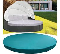 Federa rotonda per cuscino da divano letto da 167 cm, con fascia elastica, facile da montare, ricambio per cuscino esterno ed elegante, perfetta per la decorazione della casa e il comfort