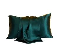 Federa Seta Cuscino 1 federa in seta solida, fodera for cuscino decorativa di lusso, stile busta, protezione for capelli e pelle, federa standard for letto matrimoniale.