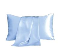 Federa Seta Cuscino 1 federa in seta solida, fodera for cuscino decorativa di lusso, stile busta, protezione for capelli e pelle, federa standard for letto matrimoniale.