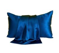 Federa Seta Cuscino 1 federa in seta solida, fodera for cuscino decorativa di lusso, stile busta, protezione for capelli e pelle, federa standard for letto matrimoniale.