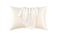 Federa Seta Cuscino 2 federe in seta(Beige,51x101cm)