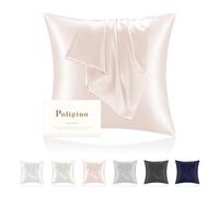 Federa Seta Cuscino 65x65cm - 22 Mamme 100% Seta Naturale Grado 6A - per Pelle e Capelli - ANTICRESPO e ANTIAGING - OEKO-TEX - Federe Cuscino Letto 1pz Rosa