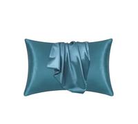 Federa Seta Cuscino Federa for cuscino in seta di gelso, vera seta, protezione for capelli e pelle, qualsiasi federa for cuscino da letto(Moonlight Blue,51cmx76cm)