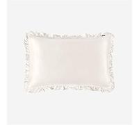 Federa Seta Cuscino, Federe Raso Custodia in puro cuscino per la seta naturale della seta per la federa addormentata con il tessile domestico della ruffrica(Ivory,40x60cm)