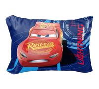 Federa singola reversibile Jay Franco Disney Pixar Cars Lightning Speed 1 con Saetta McQueen e Jackson Storm - Biancheria da letto super morbida