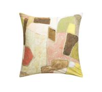 Federa stampata in percalle di cotone, Clay Collage, 65 x 65 cm, Designers Guild