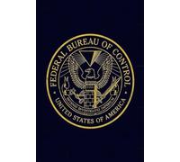 Federal Bureau Of Control Control Game Logo Distressed Notebook: 6" x 9" Lined Journal with 110 Pages, Glossy Cover for Writing, Journaling, Planning & Brainstorming