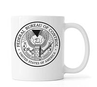Federal Bureau of Control USA Eagle Tazza da caffè in Ceramica Bianca