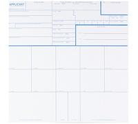 Federal Bureau of Investigation CS-10PK - Cartoncini per impronte digitali, richiedente Fd-258, confezione da 10