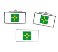 Federale District (Brasile) Bandiera Gemelli E Fermacravatta Set