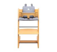 Federe BCN ® - Set 3 cuscini evolutivi impermeabili per seggiolone Stokke Tripp Trapp® - Cotone biologico - Stampa Grey Dot