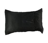 Federe, Confezione da 2 federe in seta 21 x 33 pollici multicolore(Black)