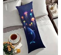 Federe Cuscini 30 x 90 cm Blu Federe Animale Cuscino per Dormire Sul Fianco 90cm Supporto Gravidanza per Il Riposo Notturno Cuscino Lungo on Chiusura Lampo, Cuscini per Il Corpo e Maternità w-11936