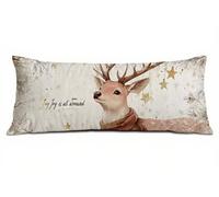 Federe Cuscini 30 x 90 cm Vita e morte Federe Cuscino Letto Cervo Cuscini per Divano Lino con Cerniera Invisibile, Migliorare la Qualità del Sonno Copricuscini per Moderno Arredamento Letto B-5573