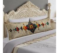 Federe Cuscini 40x120cm Retrò Federe Boho Cuscino per Dormire Sul Sianco 120X40 Supporto Gravidanza per Il Riposo Notturno Cuscino Lungo on Chiusura Lampo, Cuscini per Il Vorpo e Maternità O-1056