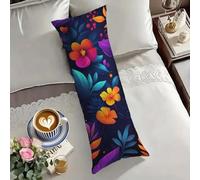 Federe Cuscini 40x140 cm Viola Federe Verde acqua Cuscino per Dormire Sul Sianco 140cm Supporto Gravidanza, Riposo Notturno Cuscino Lungo on Chiusura Lampo, Cuscini per Il Vorpo e Maternità O-1842