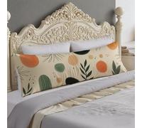 Federe Cuscini 40x145 cm Astratto Federe Boho Cuscino per Dormire Sul Sianco 145cm Supporto Gravidanza, Riposo Notturno Grande Cuscino Lungo on Chiusura Lampo, Cuscini per Il Vorpo e Maternità O-1320