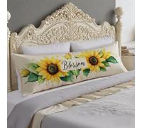 Federe Cuscini 40x145 cm Verde Federe Arancia Cuscino per Dormire Sul Sianco 145cm Supporto Gravidanza, Riposo Notturno Grande Cuscino Lungo on Chiusura Lampo, Cuscini per Il Vorpo e Maternità O-1026