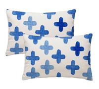 Federe Cuscini 40x60 cm Set di 2 Semplice Cuscini per Divano Decorativi Copricuscini Geometria Rettangolare Cuscino Divano Morbidi Copricuscini con Zip per Aesthetic Room Decor, Regalo Donna S-815