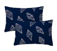 Federe Cuscini 40x65 cm Set di 2 Semplice Cuscini per Divano Decorativi Copricuscini Pianura Rettangolare Cuscino Divano Lino Copricuscini Federe Cuscino per Aesthetic Room Decor, Regalo Donna S-823