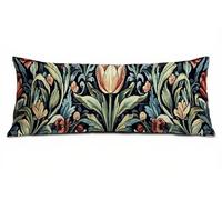 Federe Cuscini 50 x 150 cm Europa settentrionale Federe Cuscino Letto Fiore Cuscini per Divano Lino con Cerniera Invisibile, Migliorare la Qualità del Sonno Copricuscini per Moderno Casa Letto B-7666