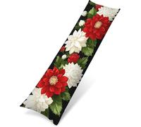 Federe Cuscini 50 x 150 cm Europa settentrionale Federe Cuscino Letto Fiori Motivo, Impermeabili Velluto Copricuscini Migliorare la Qualità del Sonno Cuscino, per Letto Divano, Regalo Donna, Model1605