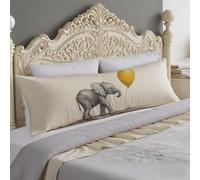 Federe Cuscini 50x150 cm Arancia Federe Grigio Cuscino per Dormire Sul Sianco 150cm Supporto Gravidanza, Riposo Notturno Cuscino Lungo on Chiusura Lampo, Cuscini per Il Vorpo e Maternità O-1035