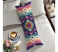 Federe Cuscini 60x180 cm Boho Federe Colore Cuscino per Dormire Sul Sianco 180cm Supporto Gravidanza per Il Riposo Notturno Cuscino Lungo on Chiusura Lampo, Cuscini per Il Vorpo e Maternità O-1971