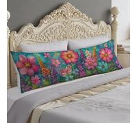 Federe Cuscini 60x180 cm Rosa Federe Verde Cuscino per Dormire Sul Sianco 180cm Supporto Gravidanza per Il Riposo Notturno Cuscino Lungo on Chiusura Lampo, Cuscini per Il Vorpo e Maternità O-1029