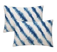 Federe Cuscini 60x80 Set di 2 Semplice Grandi Cuscini per Divano Decorativi Copricuscini A Strisce Rettangolare Cuscino Divano Morbidi Copricuscini con Zip per Aesthetic Room Decor,Regalo Donna S-831