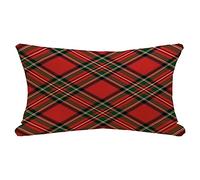 Federe Cuscini British Royal Modern Tartan Imitation Abstract Vintage Cell Checkered Clan England Family Copricuscini Decorazione Federe Copricuscini Colorate Federa per Cuscino per 40x60cm
